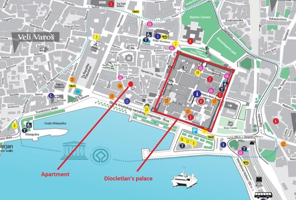 Apartment Ante - Diocletian'S Palace Split Eksteriør bilde